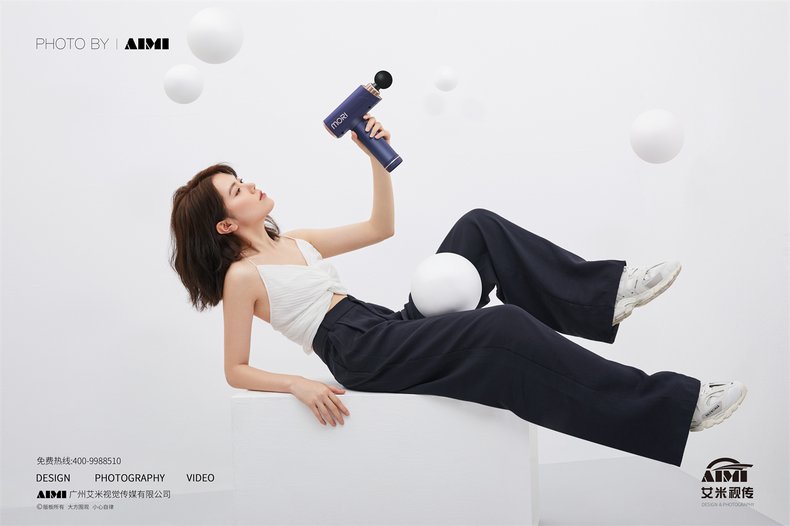 Hair dryer product photography behind the scenes AIMI Guangzhou