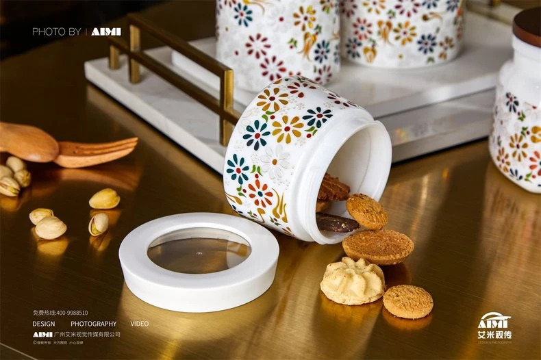 Kitchenware flat-lay photography