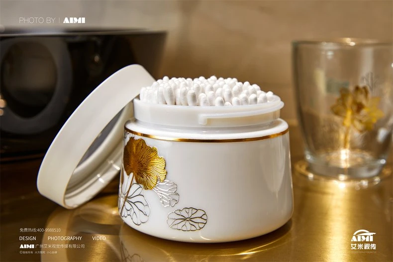 Bathroom Accessories flat-lay photography