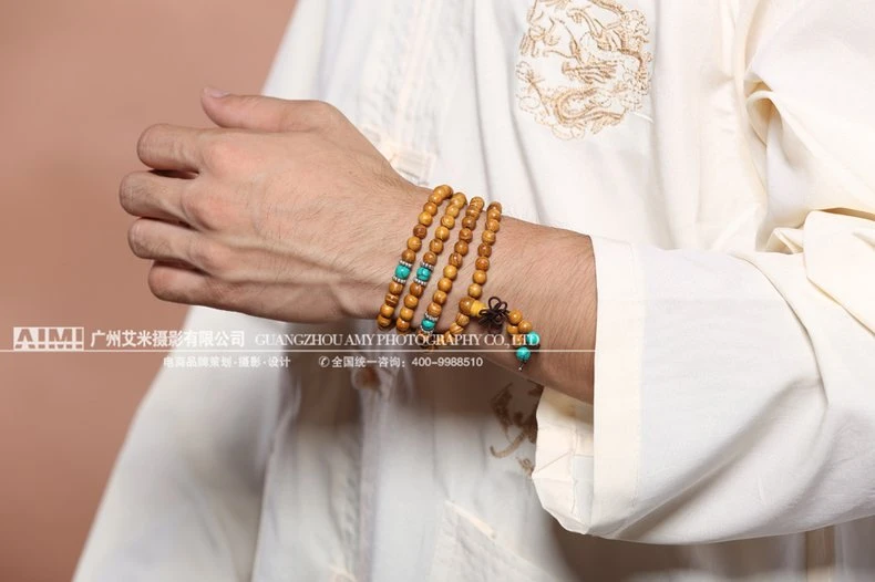 Sandalwood beads bracelet shooting e-commerce product photography jewelry shooting company creative photography