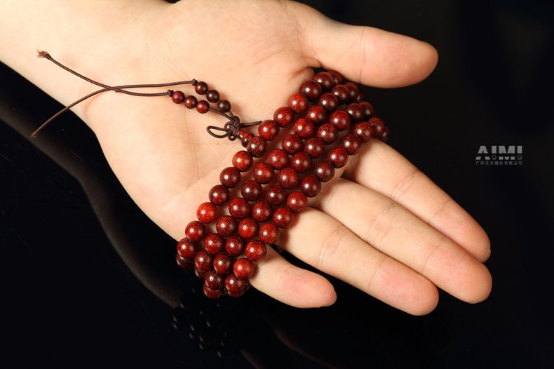 Sandalwood Bracelet Scene Photography
