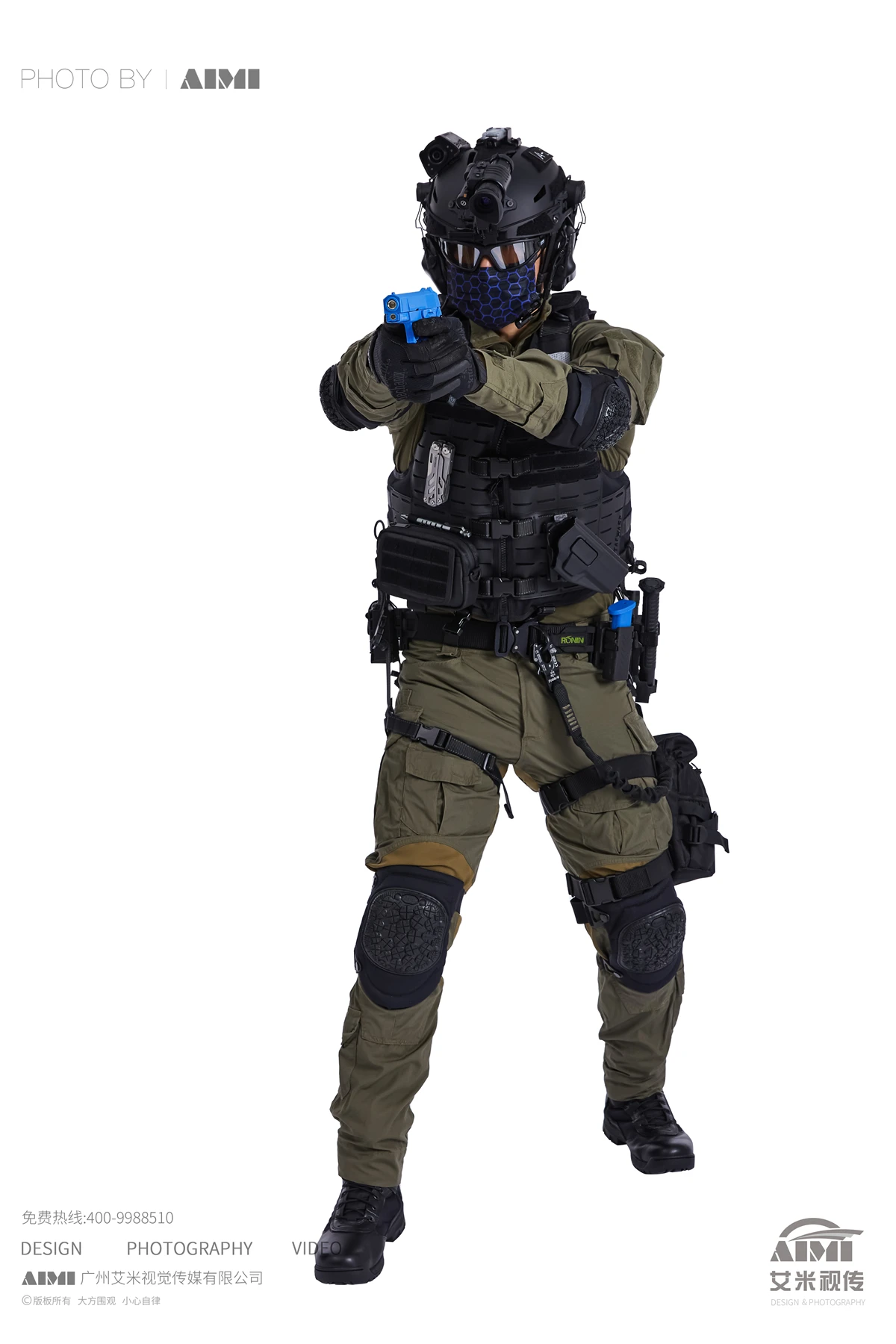 Police Uniform Portrait studio portrait photography