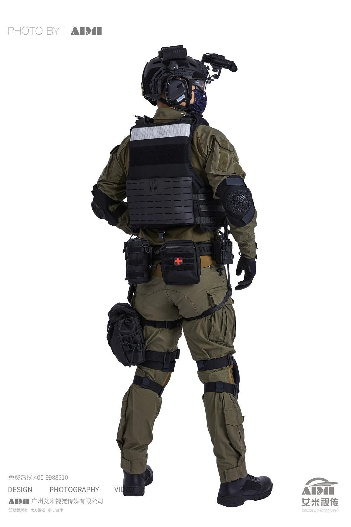 Police Uniform Portrait environmental photography
