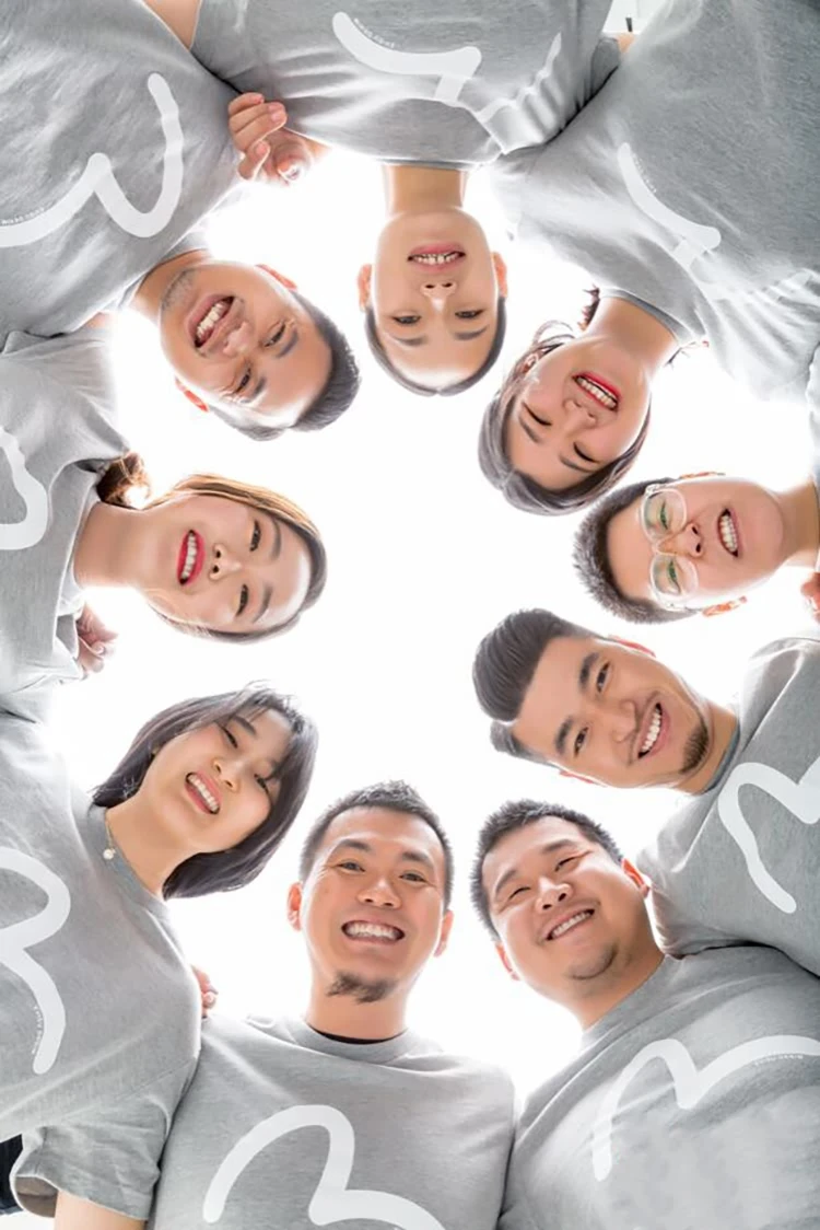 Corporate Team Group casual photography