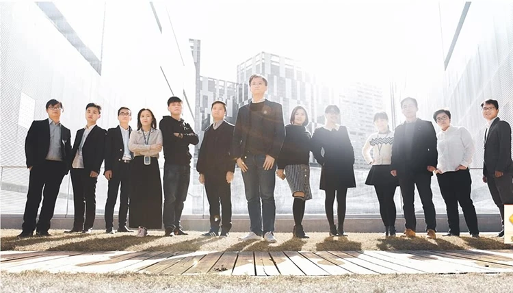 Company Staff Group Photo Shoot casual photography