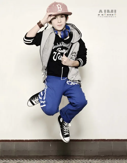 Kids Menswear Creative on-model photography
