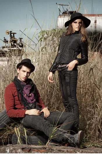 Commercial female clothing photography Wild trend style Clothing advertising photography