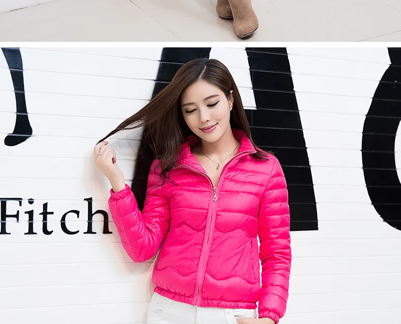Women's Down JacketDetail Page DescriptionDesign Production