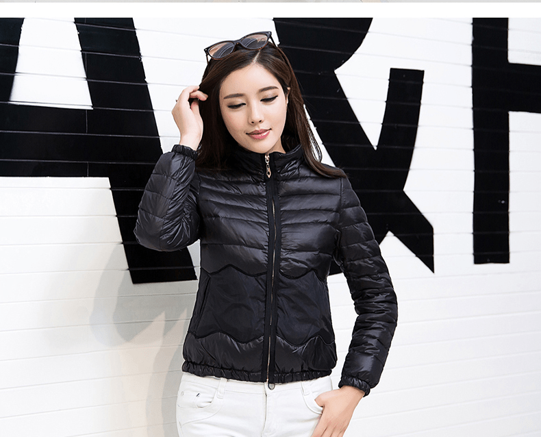 Women's Down JacketDetail Page DescriptionDesign Production