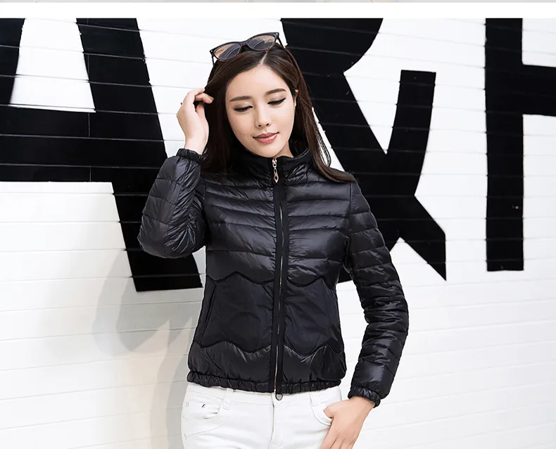 Women's Down JacketDetail Page DescriptionDesign Production