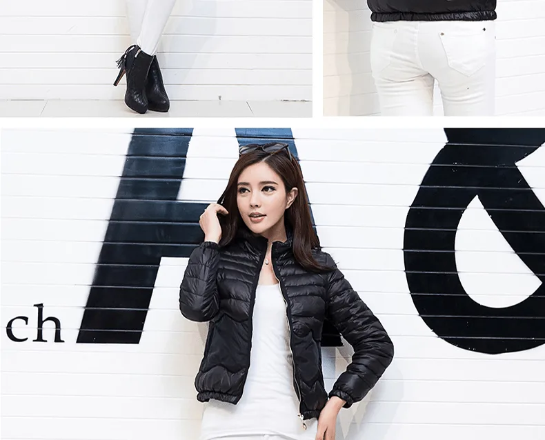 Women's Down JacketDetail Page DescriptionDesign Production