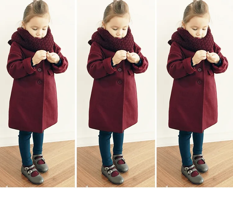 Girls' CoatDetail Page DescriptionDesign Production