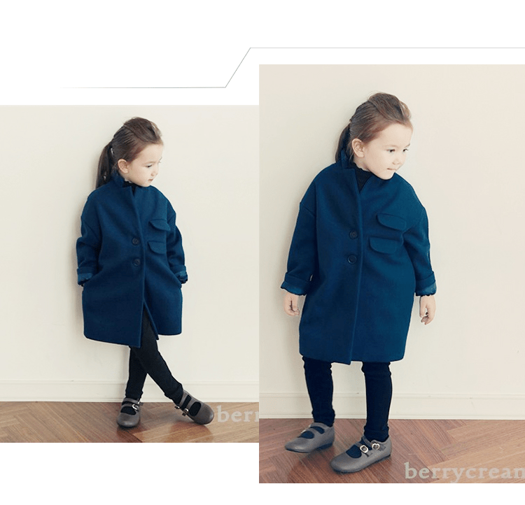 Girls' CoatDetail Page DescriptionDesign Production