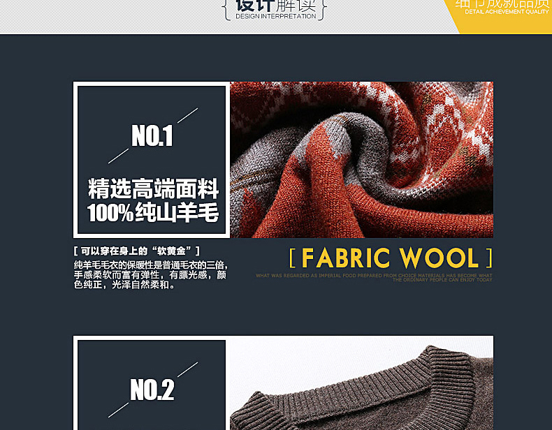 Men's ApparelDetail Page Design Production