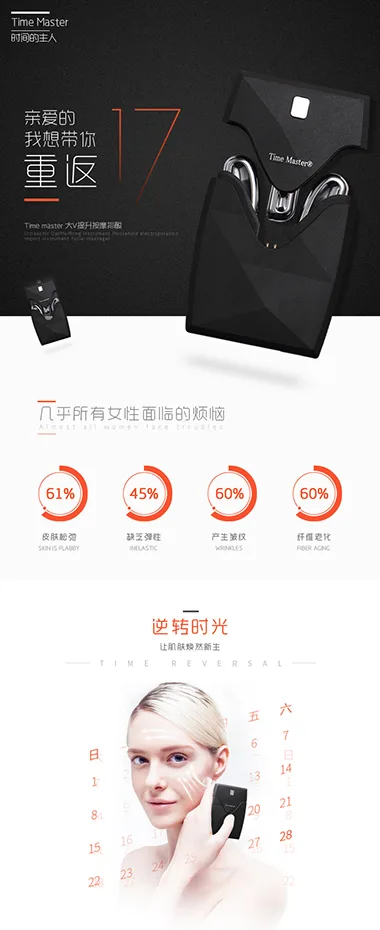 Skincare & Cosmetics — product detail page design