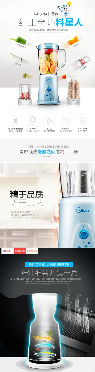 Household Products — product detail page design