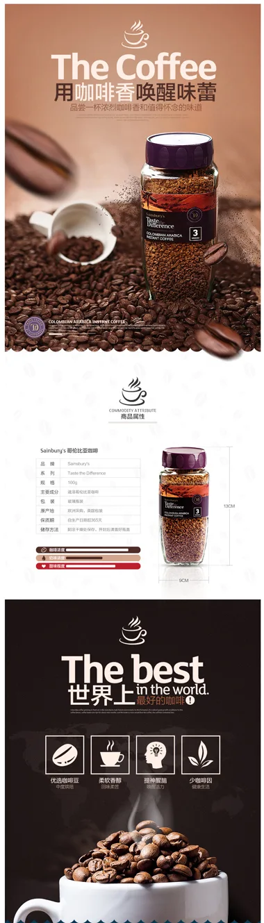 Food — product detail page design