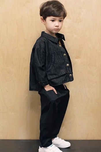 Menswear photo display shoot Child modeling creative photography