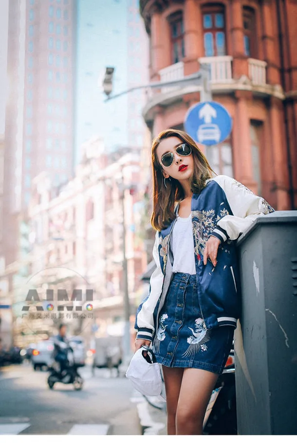 Women's Streetwear lookbook photography
