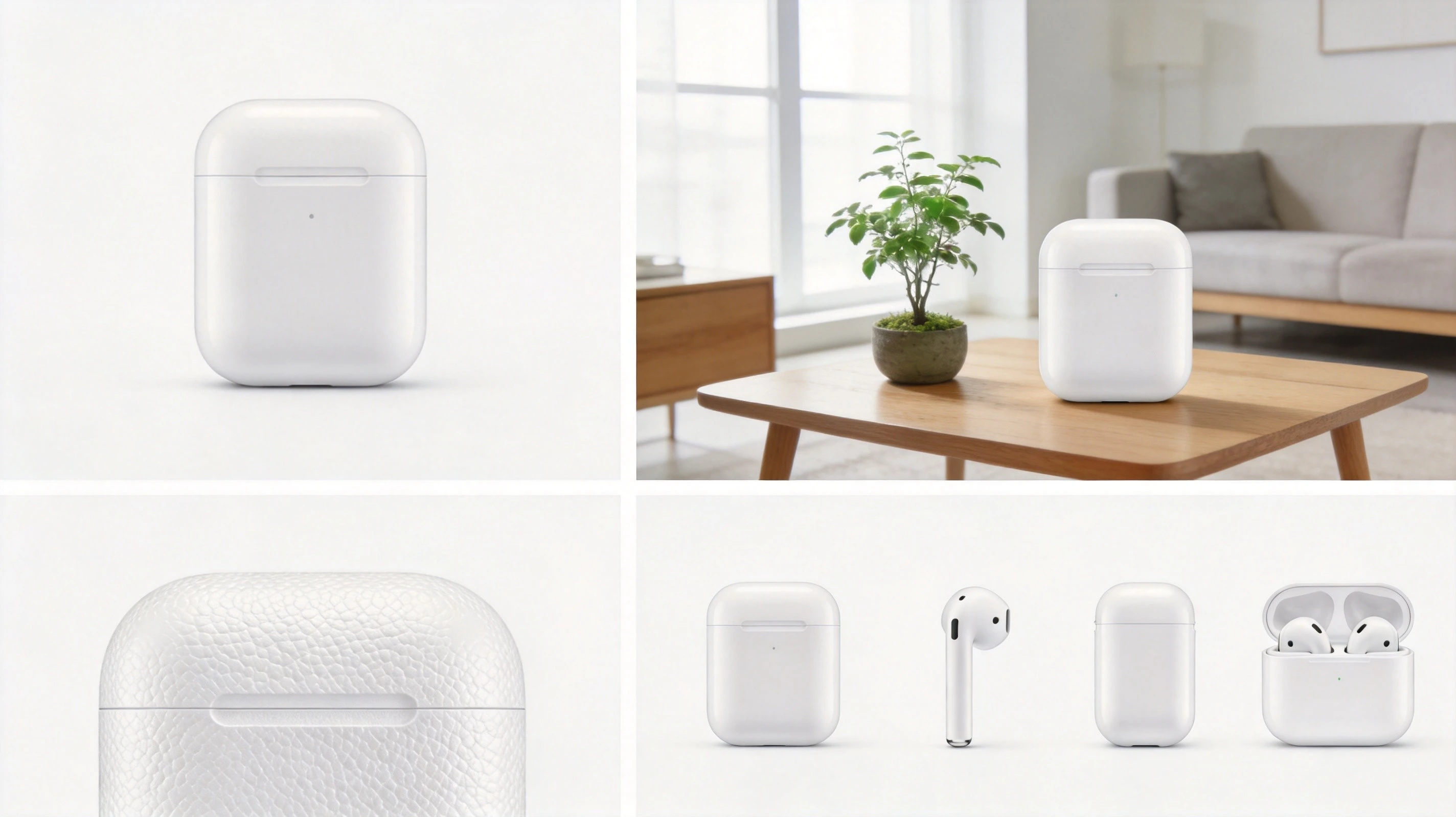 A complete Amazon image set combining white-background hero shots, lifestyle context, macro close-ups, and 360-degree spin views
