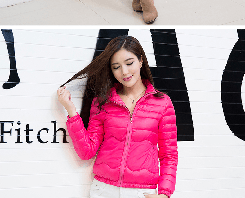 Women's Down JacketDetail Page DescriptionDesign Production