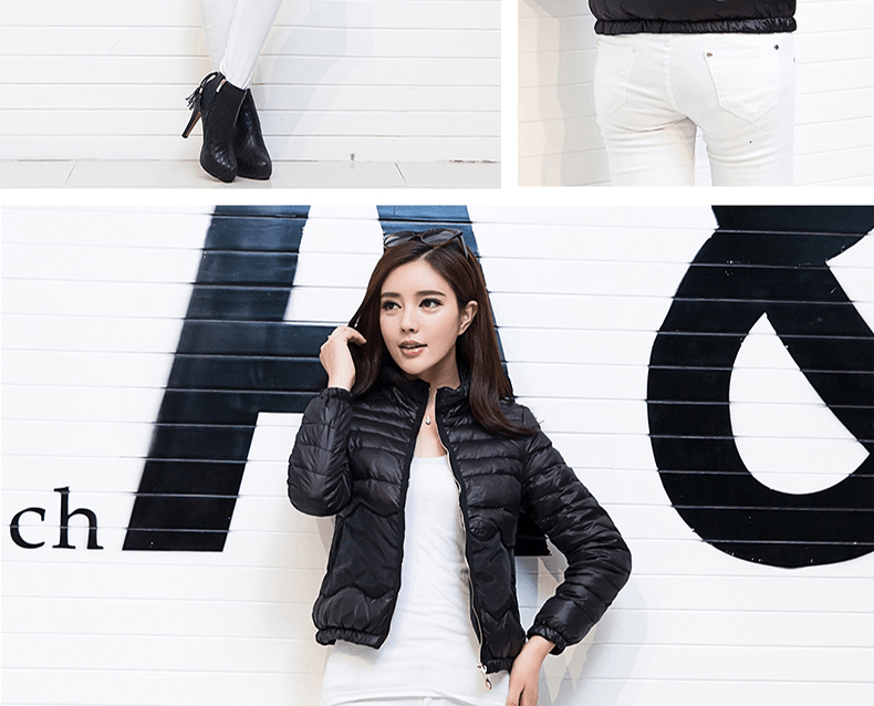 Women's Down JacketDetail Page DescriptionDesign Production