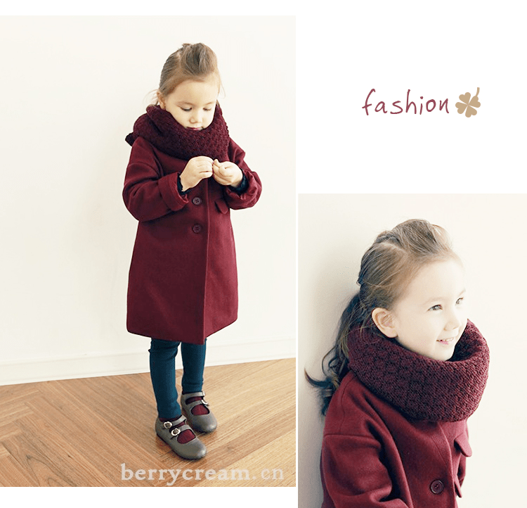 Girls' CoatDetail Page DescriptionDesign Production