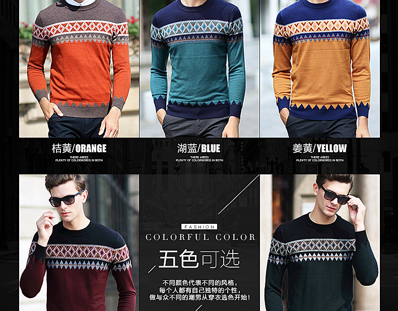 Men's ApparelDetail Page Design Production