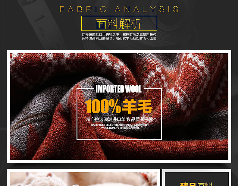 Men's ApparelDetail Page Design Production