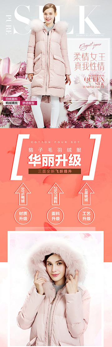 Online store detail page design