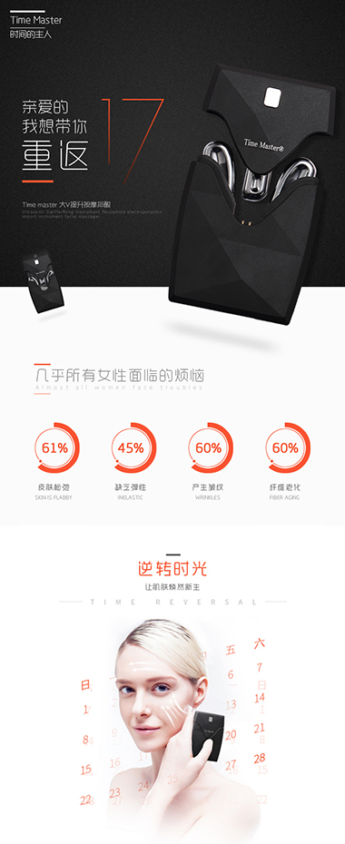 Skincare & Cosmetics — product detail page design