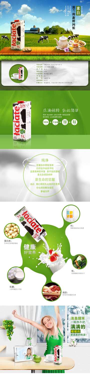 Food — product detail page design