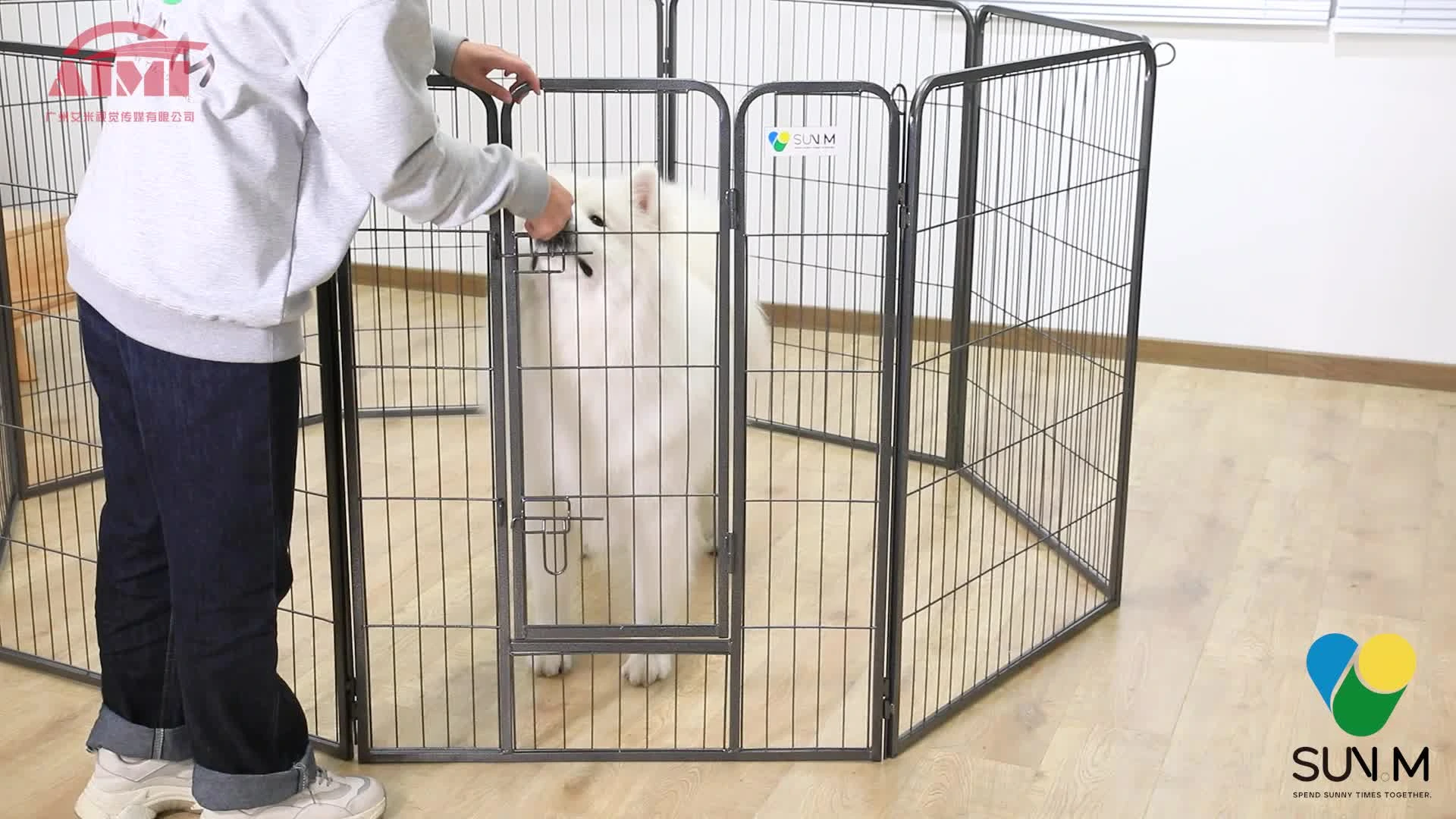 Kwai short video home shooting of the company's pet enclosure products